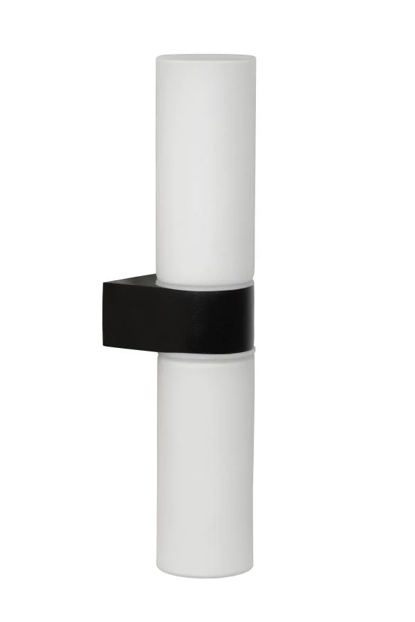 Lucide JESSE - Lámpara de pared Baño - 2xG9 - IP44 - Negro - apagado